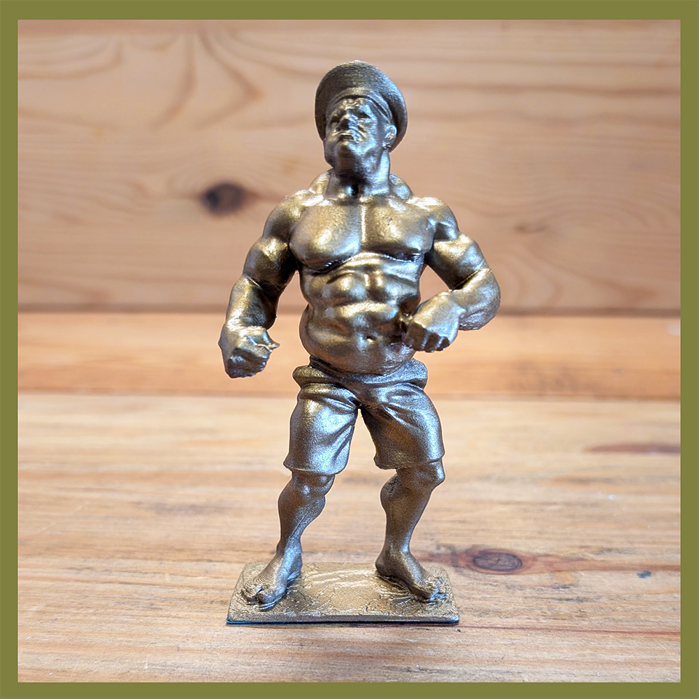 Käpt´n Rummelsnuff Figur gold