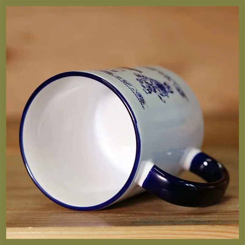 Porzellantasse rummelsnuff asbach Meißen kobaltblau