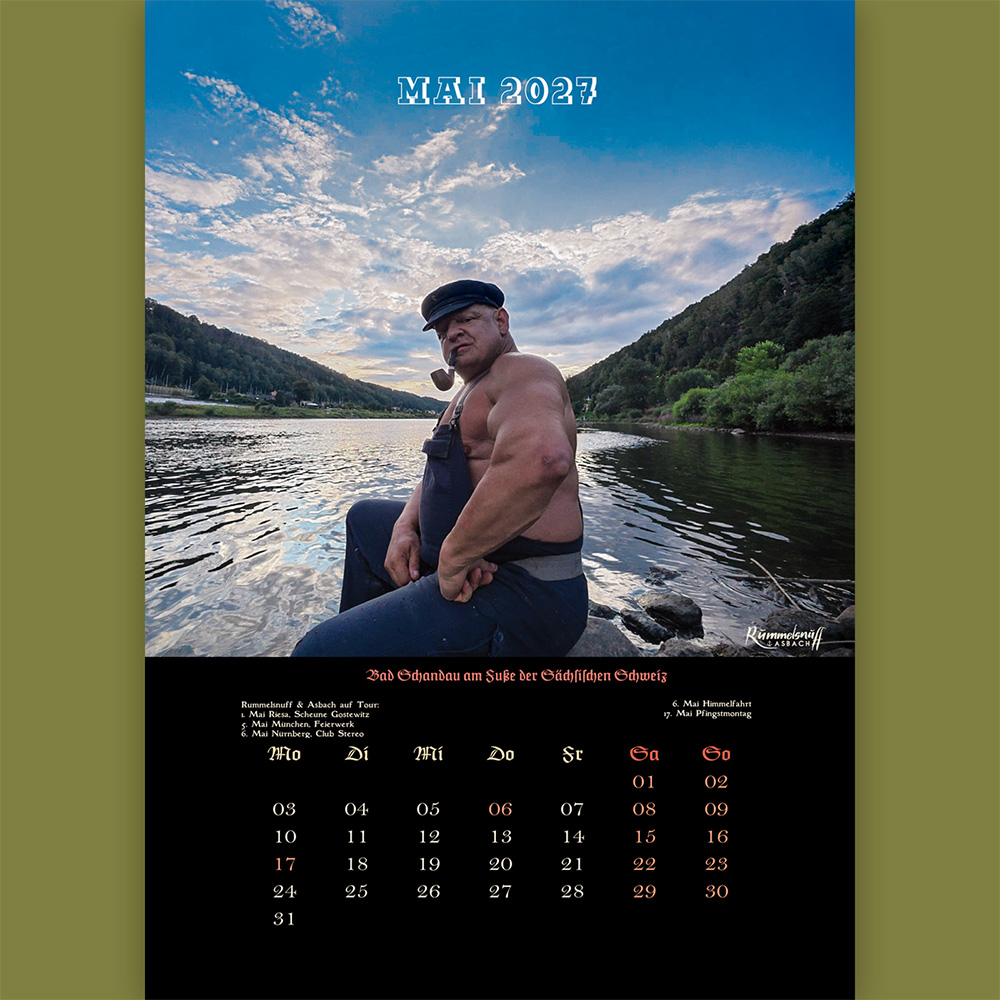 Rummelsnuff Kalender 2027 Jahrweiser Jahresplaner Käpt´n Rummelsnuff Maat Asbach