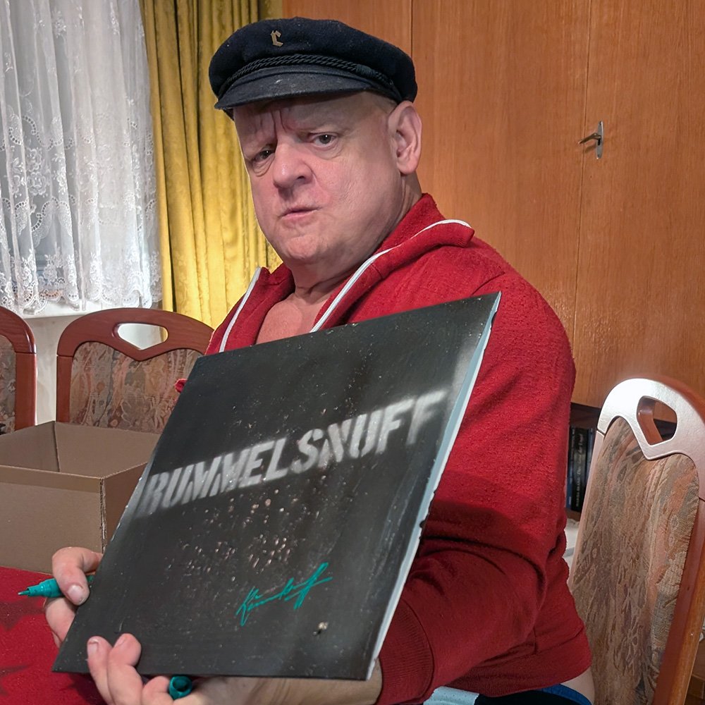 Rummelsnuff Sender Karlshorst-schwarz Testpressung Käpt´n signiert